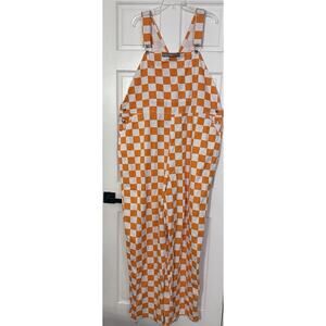 Game Bibs University of Tennessee Volunteers Checkered Halloween Overalls 2XL
